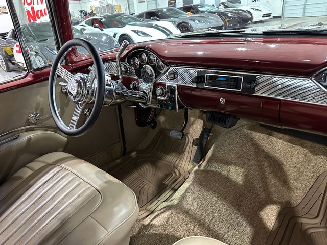 1955 Chevrolet Bel Air Hardtop 350 Turbo 400 RestoMod Rotisserie Documented | Dallas, Texas | Corvette Warehouse 
