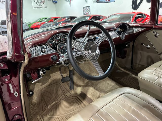 1955 Chevrolet Bel Air Hardtop 350 Turbo 400 RestoMod Rotisserie Documented | Dallas, Texas | Corvette Warehouse 