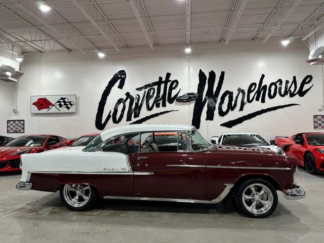 1955 Chevrolet Bel Air Hardtop 350 Turbo 400 RestoMod Rotisserie Documented | Dallas, Texas | Corvette Warehouse 1955 Chevrolet Bel Air Hardtop 350 Turbo 400 RestoMod Rotisserie Documented | Dallas, Texas | Corvette Warehouse