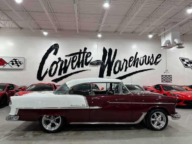1955 Chevrolet Bel Air Hardtop 350 Turbo 400 RestoMod Rotisserie Documented | Dallas, Texas | Corvette Warehouse 
