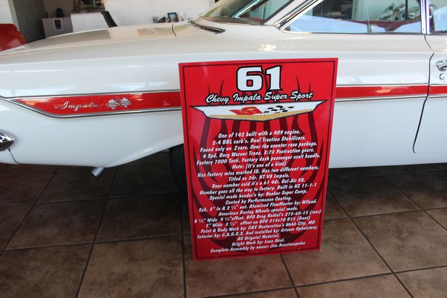 1961 Chevrolet Impala SS Bubble Top 409 | Granite City, Illinois | MasterCars Company Inc. 1961 Chevrolet Impala SS Bubble Top 409 | Granite City, Illinois | MasterCars Company Inc.