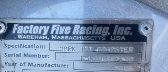 1965 Shelby AC Cobra Mark III