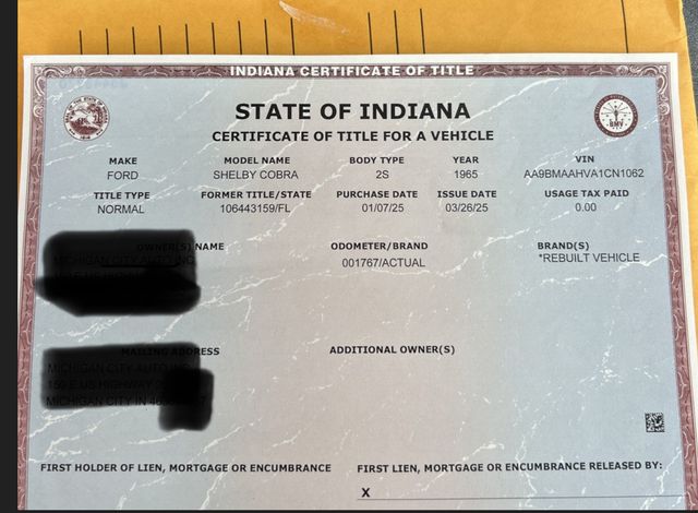 1965 Shelby BACKDRAFT COBRA RT4 | Valley Park, Missouri | VELOCITY PERFORMANCE GARAGE 1965 Shelby BACKDRAFT COBRA RT4 | Valley Park, Missouri | VELOCITY PERFORMANCE GARAGE