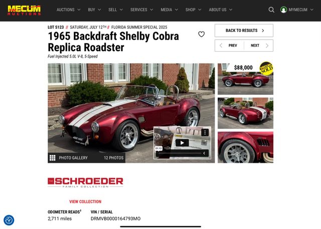 1965 Shelby BACKDRAFT COBRA COYOTE | Valley Park, Missouri | VELOCITY PERFORMANCE GARAGE 1965 Shelby BACKDRAFT COBRA COYOTE | Valley Park, Missouri | VELOCITY PERFORMANCE GARAGE