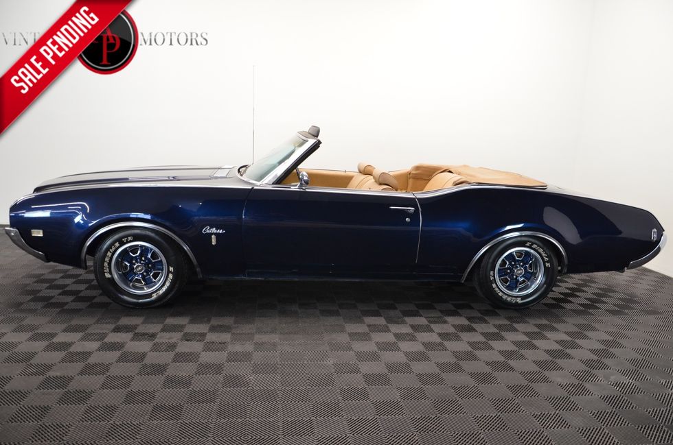 1969 Oldsmobile Cutlass S Convertible Blue 1969 Oldsmobile Cutlass