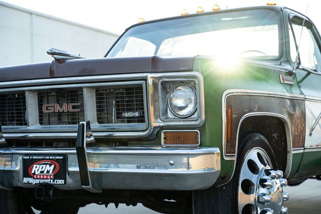 1974 GMC 3500 Custom Patina Style Dually 454ci V8 Engine with AC | Dallas, TX | RPM Garage 1974 GMC 3500 Custom Patina Style Dually 454ci V8 Engine with AC | Dallas, TX | RPM Garage