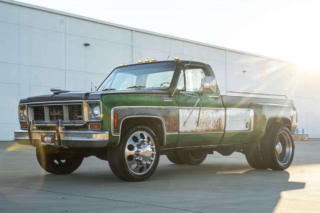 1974 GMC 3500 Custom Patina Style Dually 454ci V8 Engine with AC | Dallas, TX | RPM Garage 1974 GMC 3500 Custom Patina Style Dually 454ci V8 Engine with AC | Dallas, TX | RPM Garage