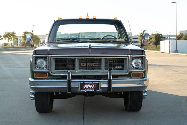 1974 GMC 3500 Custom Patina Style Dually 454ci V8 Engine with AC | Dallas, TX | RPM Garage 1974 GMC 3500 Custom Patina Style Dually 454ci V8 Engine with AC | Dallas, TX | RPM Garage