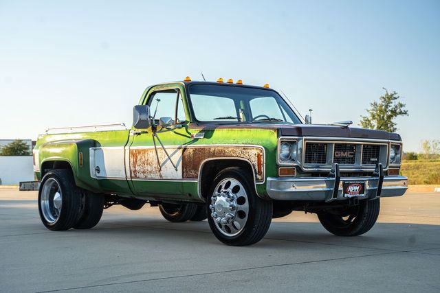 1974 GMC 3500 Custom Patina Style Dually 454ci V8 Engine with AC | Dallas, TX | RPM Garage 1974 GMC 3500 Custom Patina Style Dually 454ci V8 Engine with AC | Dallas, TX | RPM Garage