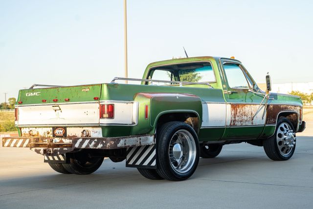 1974 GMC 3500 Custom Patina Style Dually 454ci V8 Engine with AC | Dallas, TX | RPM Garage 1974 GMC 3500 Custom Patina Style Dually 454ci V8 Engine with AC | Dallas, TX | RPM Garage