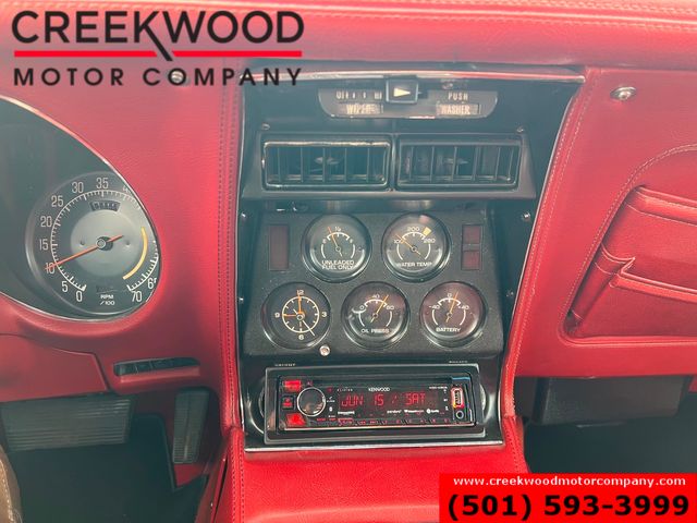 1976 Chevorlet Corvette String Ray 350 T Top Low Miles Red Rare Leather 1976 Chevorlet Corvette String Ray 350 T Top Low Miles Red Rare Leather