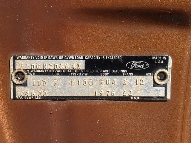 1976 Ford F100 XLT Ranger SWB 1976 Ford F100 XLT Ranger SWB