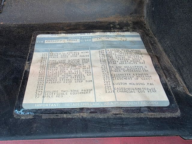 1985 Chevrolet C10 Scottsdale LWB