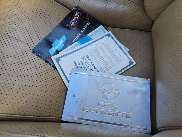 1986 Chevrolet Corvette Base 1986 Chevrolet Corvette Base