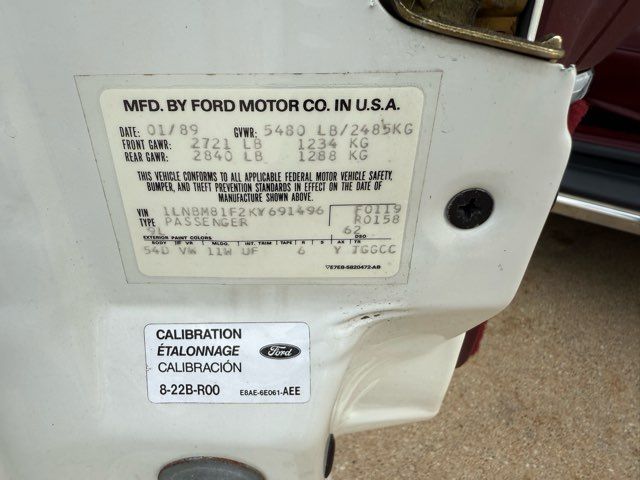 1989 Lincoln Town Car Base | Gifford, IL | Trav's Automotive