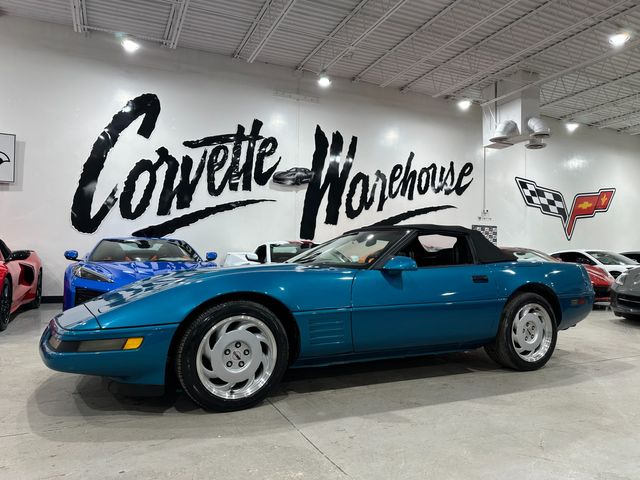 1992 Chevrolet Corvette CONV FX3, Electronic Climate, Aqua, Auto, 60k | Dallas, Texas | Corvette Warehouse 
