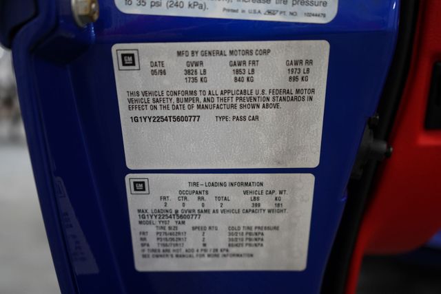 1996 Chevrolet Corvette Grand Sport Coupe 2D | North East, PA | NFI Empire 1996 Chevrolet Corvette Grand Sport Coupe 2D | North East, PA | NFI Empire