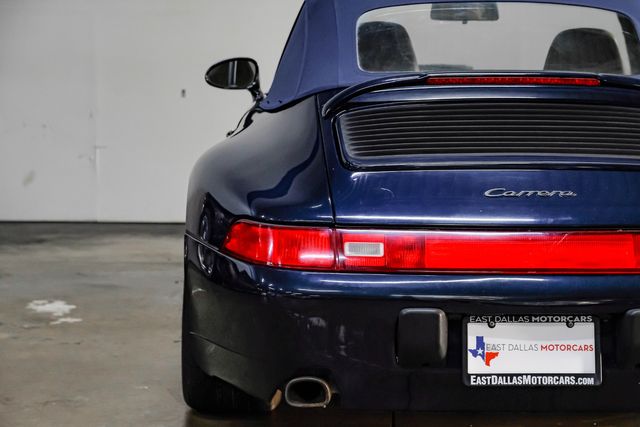 1998 Porsche 911 Carrera Cabriolet 993 Air-Cooled 6-Spd 1 OWNER | Dallas, TX | East Dallas Diesel 1998 Porsche 911 Carrera Cabriolet 993 Air-Cooled 6-Spd 1 OWNER | Dallas, TX | East Dallas Diesel