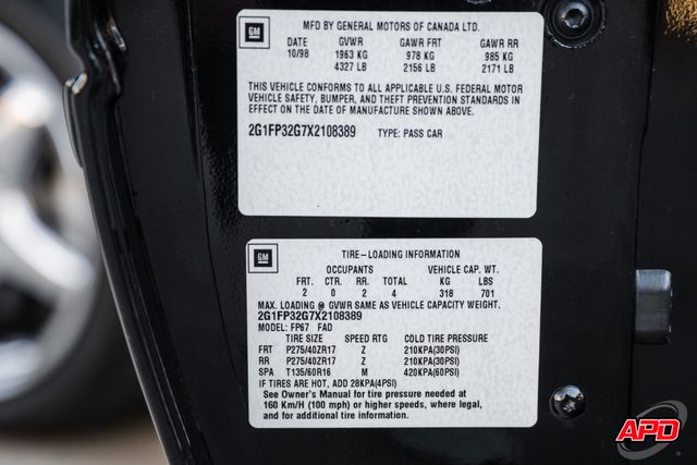 1999 Chevrolet Camaro Z28 SS 1999 Chevrolet Camaro Z28 SS