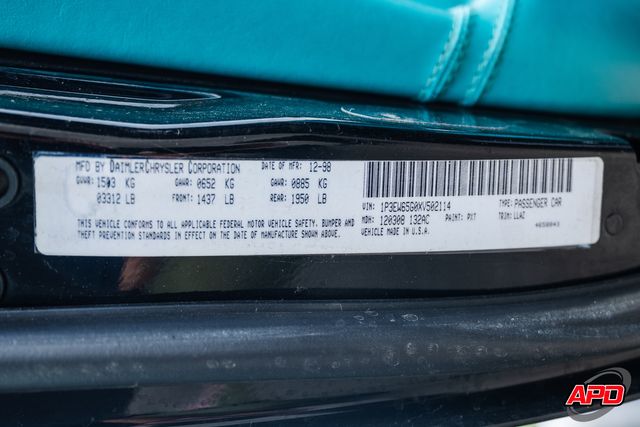 1999 Plymouth Prowler 