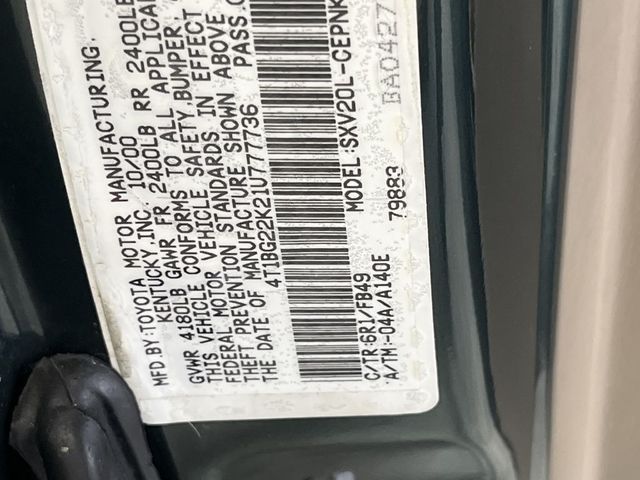 2001 Toyota Camry CE | Annapolis, MD | Annapolis Public Auto Auction