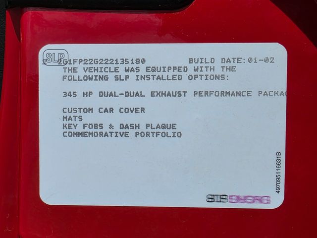 2002 Chevrolet Camaro SS 35th Anniversary 2002 Chevrolet Camaro SS 35th Anniversary