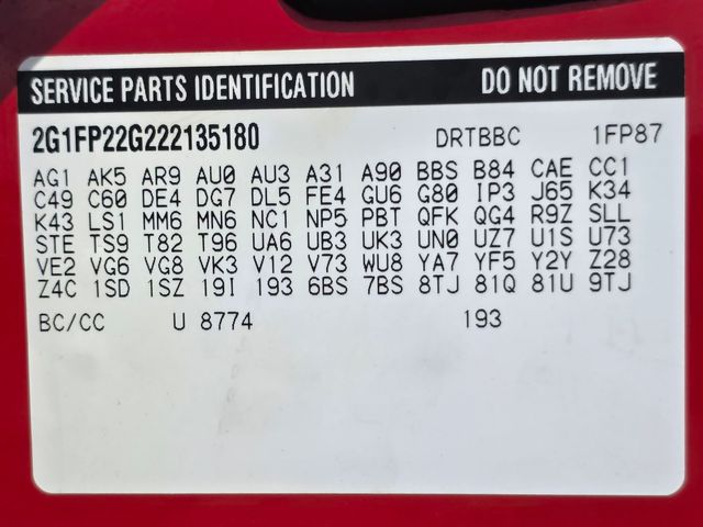 2002 Chevrolet Camaro SS 35th Anniversary
