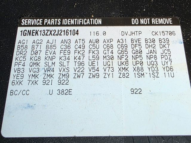2002 Chevrolet Tahoe LT 2002 Chevrolet Tahoe LT