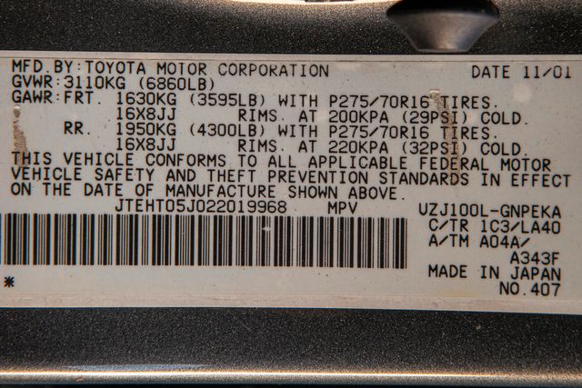 2002 Toyota Land Cruiser Base | Van Nuys, CA | Stellar Auto INC. 2002 Toyota Land Cruiser Base | Van Nuys, CA | Stellar Auto INC.