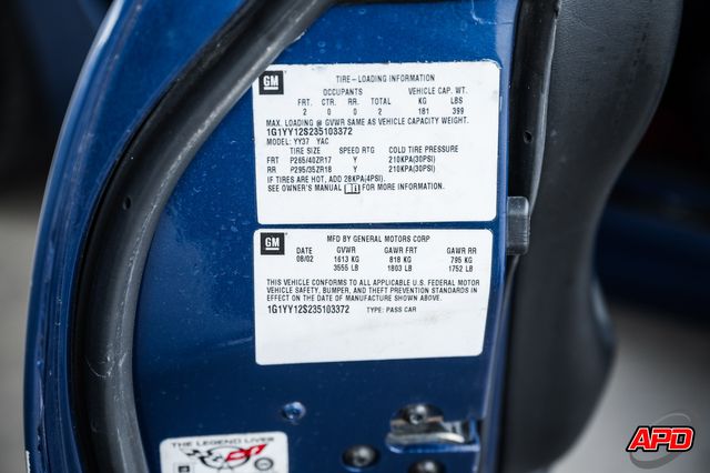 2003 Chevrolet Corvette Z06 Widebody 2003 Chevrolet Corvette Z06 Widebody