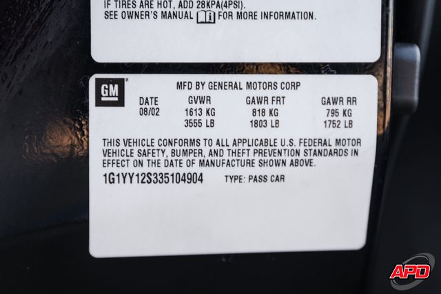 2003 Chevrolet Corvette Z06 2003 Chevrolet Corvette Z06