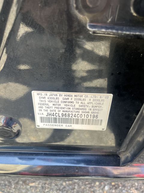 2004 Acura TSX Base | Annapolis, MD | Annapolis Public Auto Auction