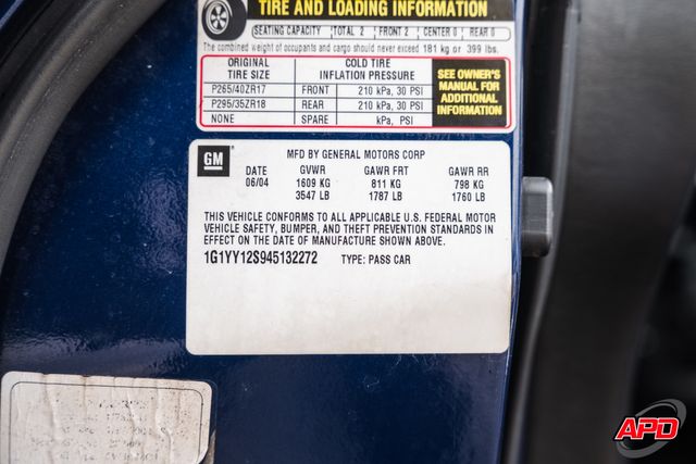 2004 Chevrolet Corvette Z06 Commemorative edition 2004 Chevrolet Corvette Z06 Commemorative edition