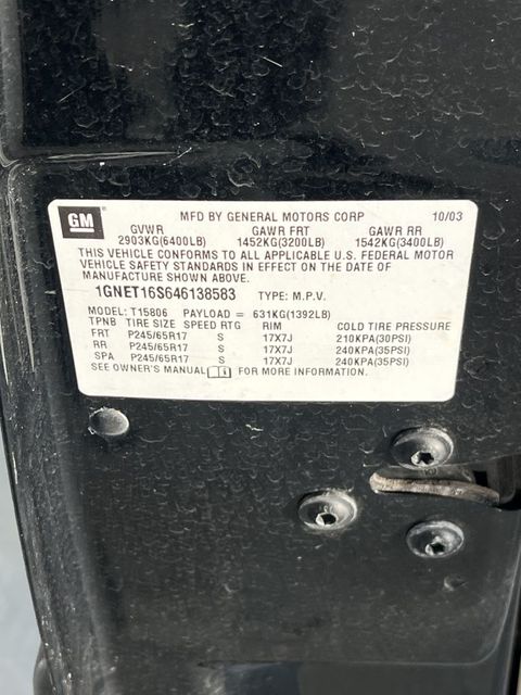 2004 Chevrolet TrailBlazer EXT EXT LS | Annapolis, MD | Annapolis Public Auto Auction 2004 Chevrolet TrailBlazer EXT EXT LS | Annapolis, MD | Annapolis Public Auto Auction