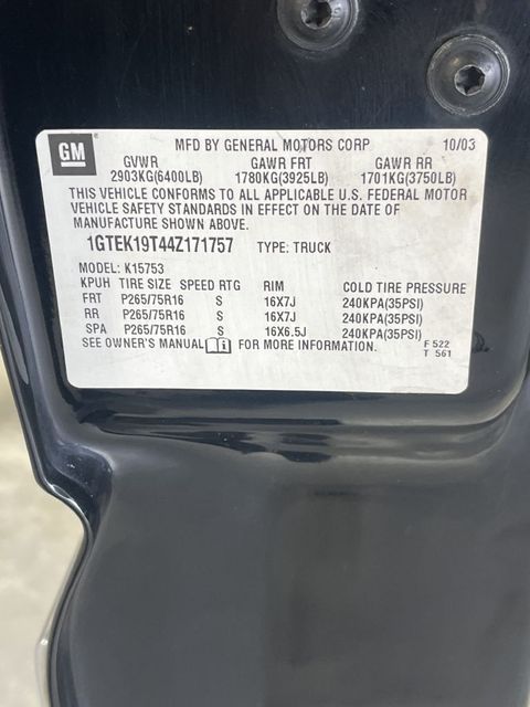 2004 GMC Sierra 1500 1500