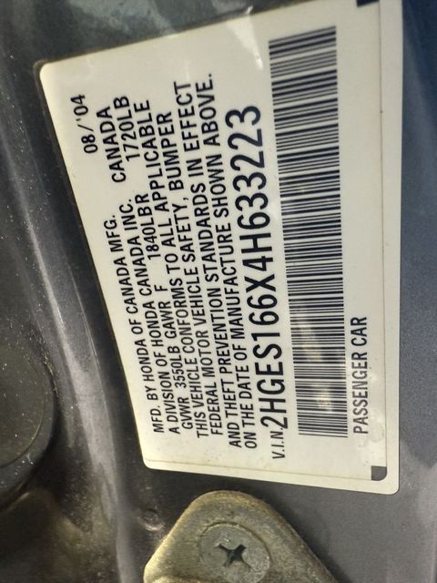 2004 Honda Civic LX | Annapolis, MD | Annapolis Public Auto Auction