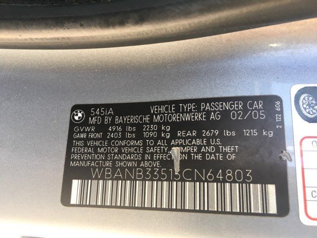 2005 BMW 545i I 40 LOCATION 405-917-7433 | Oklahoma City, OK | Norris Auto Sales 2005 BMW 545i I 40 LOCATION 405-917-7433 | Oklahoma City, OK | Norris Auto Sales