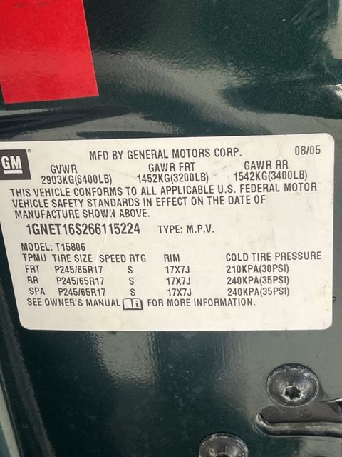 2006 Chevrolet TrailBlazer EXT EXT LS