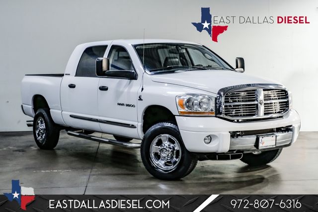 2006 Dodge Ram 3500 Laramie Mega Cab 5.9L HO Cummins 4x4 Leather | Dallas, TX | East Dallas Diesel