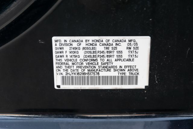 2006 Honda Ridgeline RT