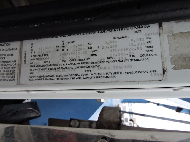 2006 International 9900 Tri-Axel Dump Truck 