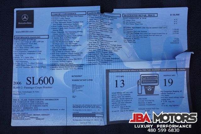 2006 Mercedes-Benz SL-Class SL600 SL 600 V12 Convertible with ONLY 80k MILES | MESA, AZ | JBA MOTORS