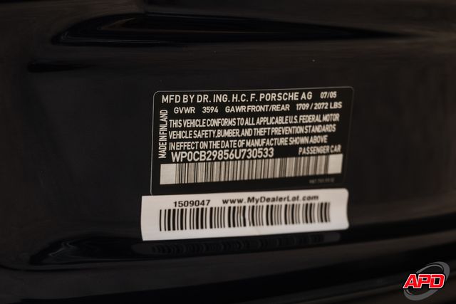 2006 Porsche Boxster S 2006 Porsche Boxster S