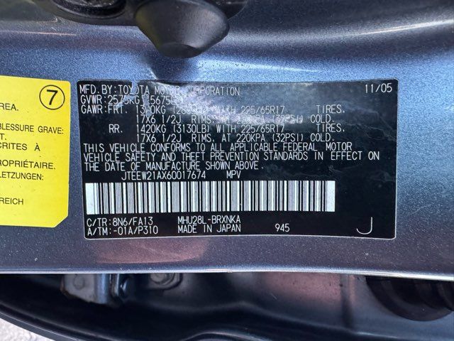 2006 Toyota Highlander Hybrid Limited