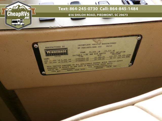 2006 Winnebago Tour 40kd  | Piedmont, SC | Cheap RV's LLC