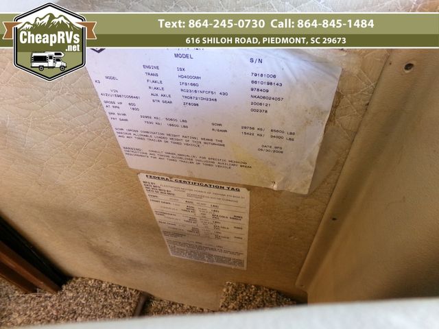 2007 Fleetwood American Heritage 45A ISX | Piedmont, SC | Cheap RV's LLC 2007 Fleetwood American Heritage 45A ISX | Piedmont, SC | Cheap RV's LLC