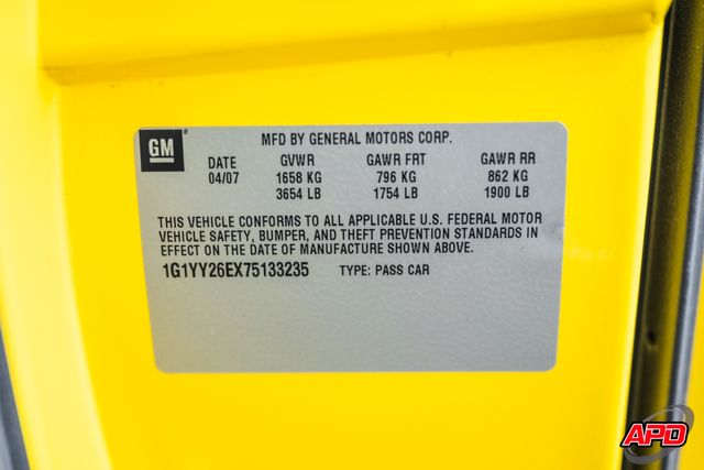 2007 Chevrolet Corvette Z06 2007 Chevrolet Corvette Z06