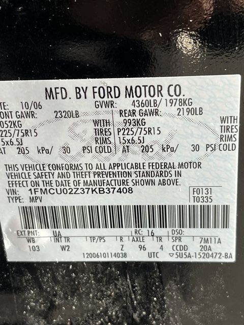 2007 Ford Escape XLS | Annapolis, MD | Annapolis Public Auto Auction