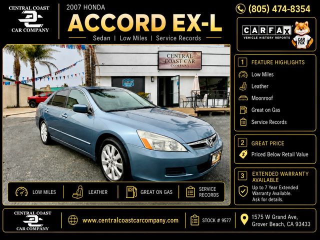 2007 Honda Accord EX-L V-6 | Grover Beach, CA | Central Coast Car Company
