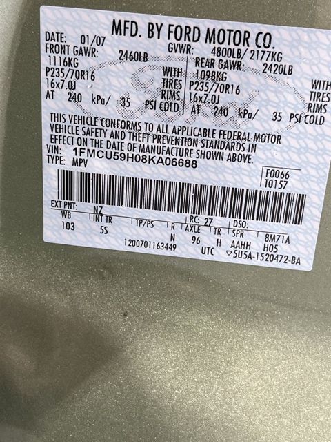 2008 Ford Escape Hybrid Base | Annapolis, MD | Annapolis Public Auto Auction